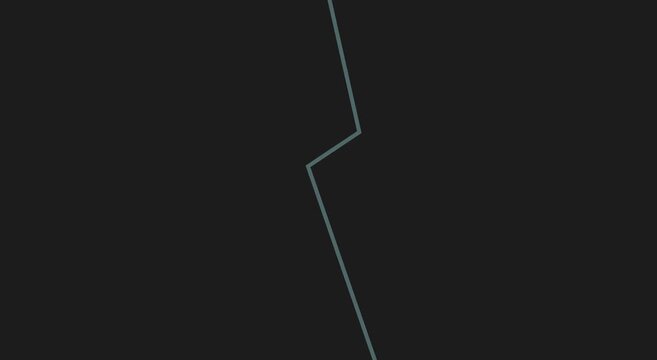 Minimalist lightning bolt flash animation on dark background animation