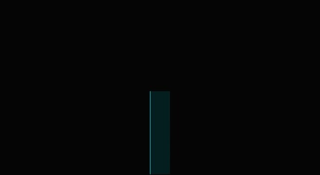 Minimalist dark teal vertical bar motion for modern ui animation