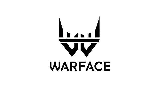Warface logo black and white iconic symbol.