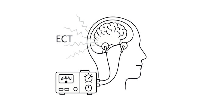 Electroconvulsive Therapy Medical Treatment Device.