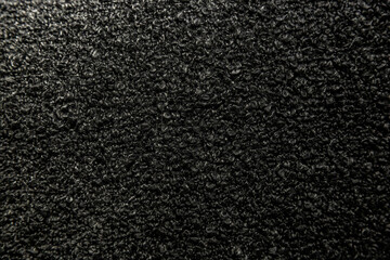 Black Boucle Fabric Texture Rough Surface © Akrapong