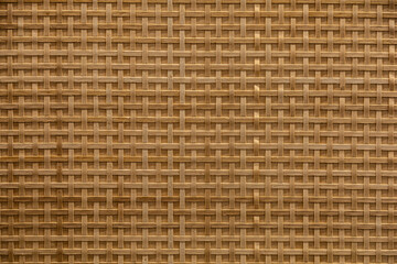 Obraz premium Woven Bamboo Texture Background with Square Pattern