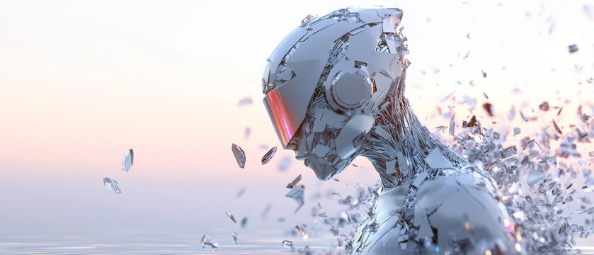 Fragmented robot head