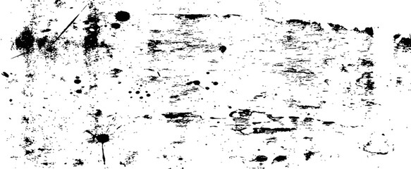 Obraz premium Abstract Black and White Grunge Texture Background with Ink Splatters and Scratches
