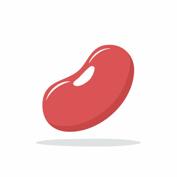 Red Jelly Bean Icon