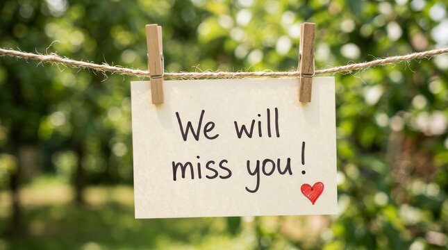 Emotional concept of leaving and parting ways in a natural outdoor setting.