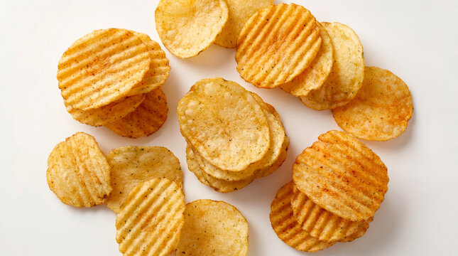 International Potato Day crispy potato chips snack food crunchy wavy ridged delicious appetizer party entertainment photography commercial advertising