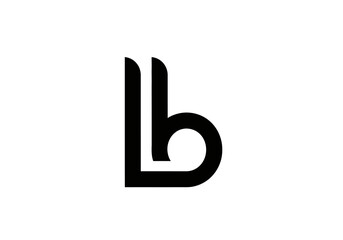 Minimalist black lowercase letter b logo on white background © gpengg