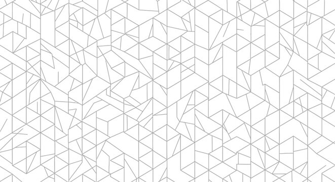 Abstract geometric line pattern on white background for modern design.