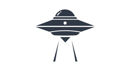 Futuristic UFO Flying Saucer Icon © Untung