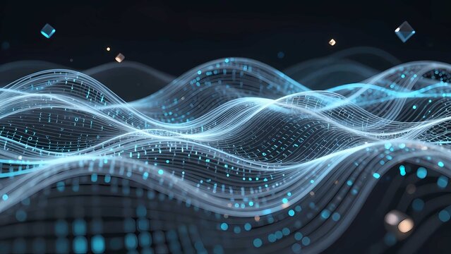 Advanced Computing Visualization of AI Neural Network with Digital Data Flow and Algorithm System