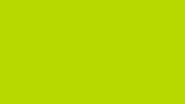 Geometric Circle Shape Scaling Transition from Orange and Dark Green to Solid Lime Green Background for Video Intros