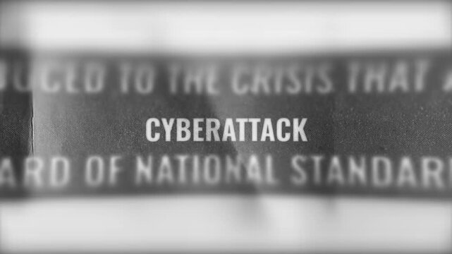  Cyberattack Breaking News Photoreal Newspaper