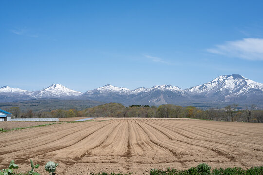 Niseko Mountains from Niseko in May 1
