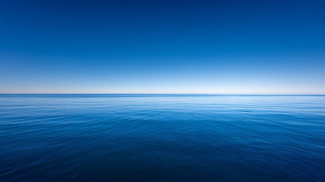 Blue Sky and Sea Horizon / 青い空と海の地平線