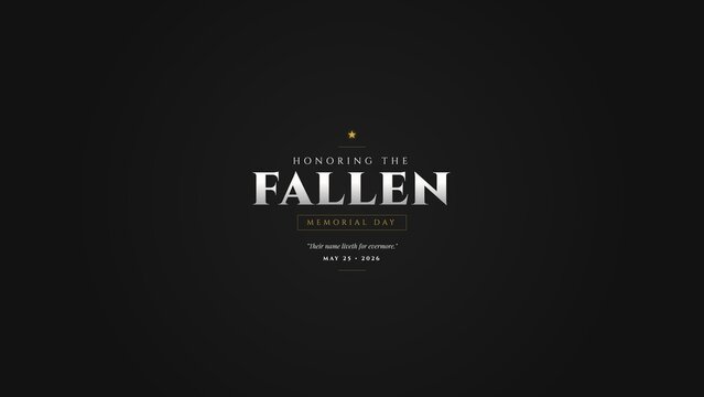 Memorial Day Celebration Background &ndash; Honoring Heroes with Respect and Unity
