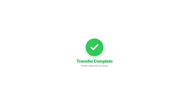 Payment Processing Completed Transfer
