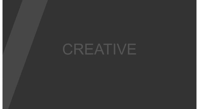 Creative minimalist motion animation background, with diagonal light sweep