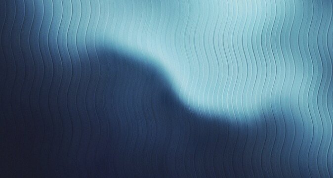 Abstract sound wave background deep blue cyan glowing textured ripples fluid dynamic digital signal concept