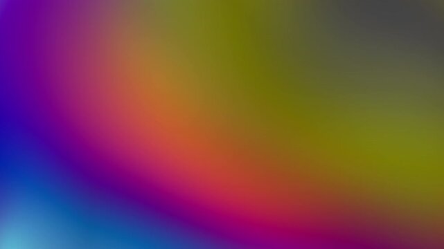 Abstract vibrant gradient background with bold blends of magenta, blue, green, and orange, featuring smooth curved transitions and soft blur, creating a dynamic and energetic modern look.