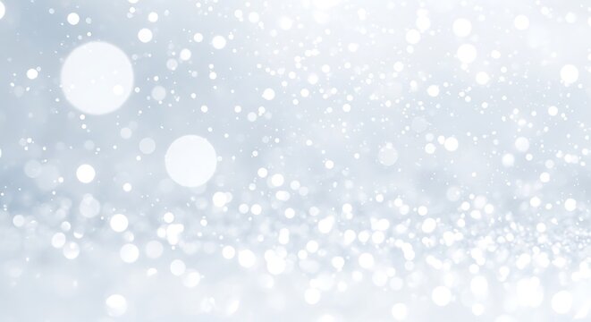 Soft bokeh background with glowing white orbs and dreamy light blur for elegant design and photography effects