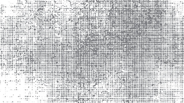 Abstract halftone overlay with distressed grunge pattern Monochrome grunge surface with subtle textured finish