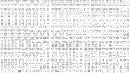 Fototapeta premium Ancient Egyptian Hieroglyphs on Stone Tablet.