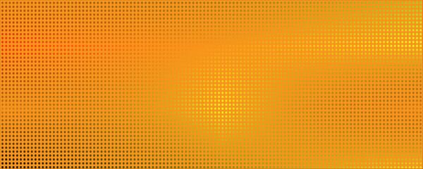 Fototapeta premium Abstract geometric halftone pattern with warm orange and yellow gradient