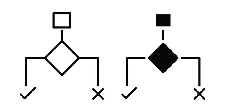 Condition icon vector glyph and thin stroke collection