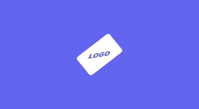 Minimalist reveal animation on dynamic blue animation background motion