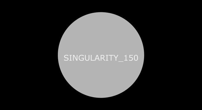 Singularity 150 minimalist abstract motion animation background animation
