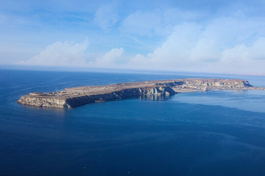 Island view of Hamar Head of Gwadar Balochistan Pakistan