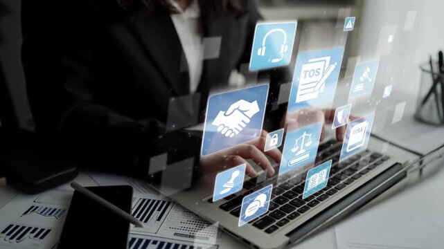 The concept of terms of service outlines legal agreements. These rules are crucial for user protection, ensuring compliance with the company's terms of service policies. Funnel