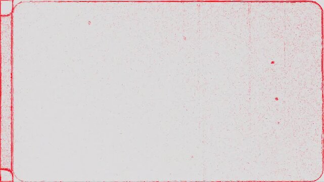 Retro style film frame with grain and texture effects