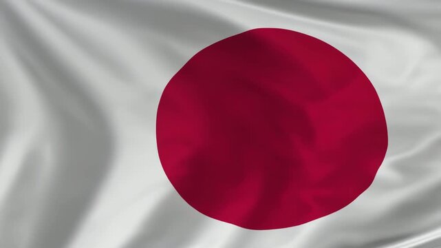 青空に揺れる国旗と自然光の余白