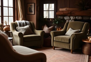 Fototapeta premium living room interior