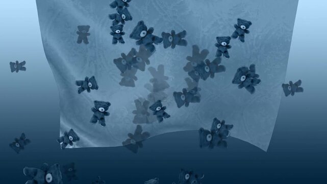 teddy bear abstract background