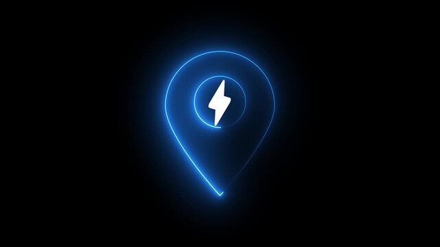Charging Station Map Pointer concept