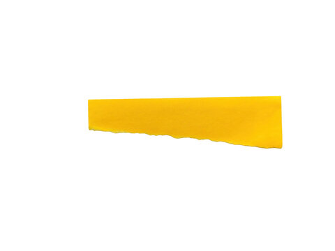 Modern yellow geometric arrow pointing to the right on clean background