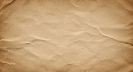 Obraz premium Distressed vintage kraft paper texture displays crumpled creases and warm earthy tones Wallpaper Background image