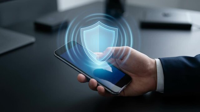 Mobile digital wallet platform delivers secure payment and transactions with advanced security features protecting user data on smartphone hand technology for safe digital wallet use