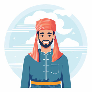 Man in Traditional Attire