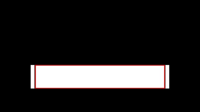 Clean minimal lower third bar animation with smooth slide reveal. Ideal for titles, captions, and corporate video projects with modern professional style alpha channel