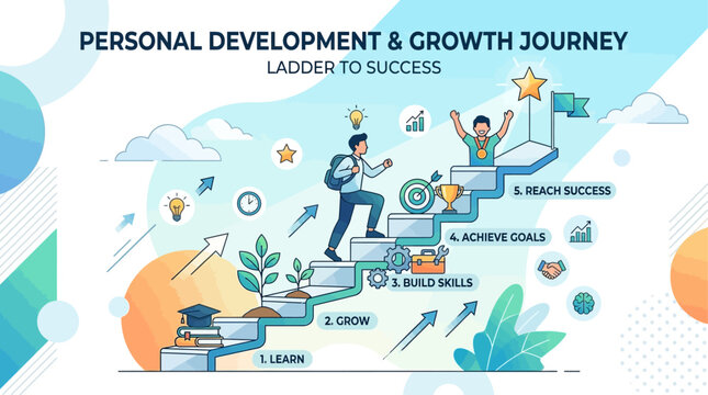 Personal development and growth journey to success.