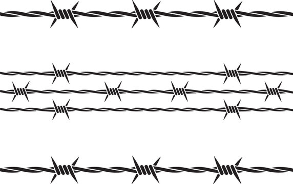 barbed wire vector