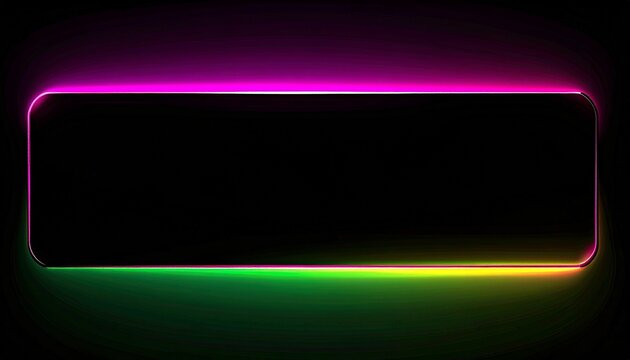 Modern dynamic abstract background with dominant black tone, vibrant pink, green, and yellow seamlessly blended, heavy gaussian blur, glowing edges, refined and futuristic style, no text
