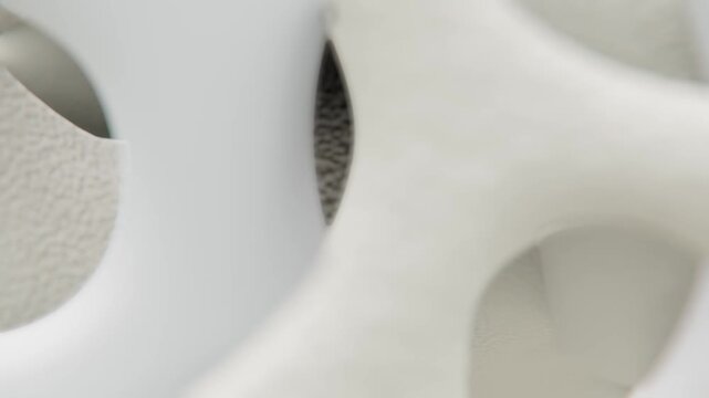 Bone Tissue video | Osteoporosis and bones become weak video