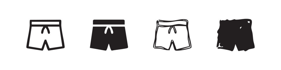 Swimming Trunks Icon Set for Summer Fashion © liubomir118809