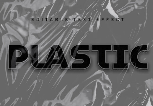 Plastic Text Effect Design