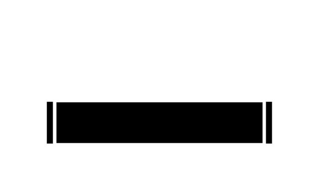Premium black lower third animation with sleek minimal design and smooth slide reveal. Perfect for titles, captions, and high-end broadcast or corporate video projects alpha channel
